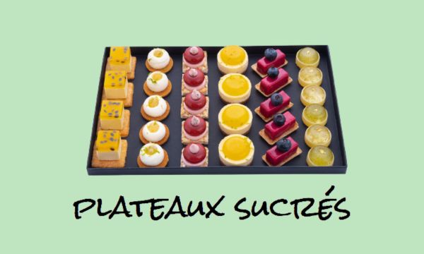 Finissez vos apéros dînatoires, cocktails dinatoires et buffets dinatoires et avec une note sucrée.